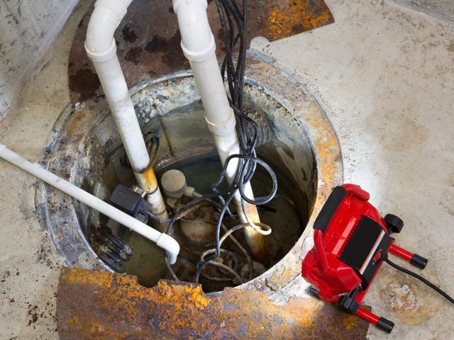 Sump pump repair